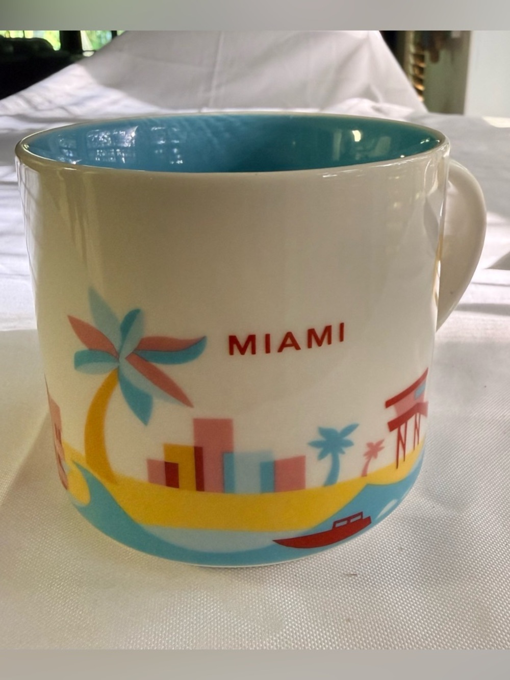 Starbucks, "YOU ARE HERE" Collectible coffee mug. "Miami"